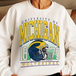 retro michigan sweatshirt